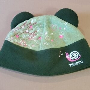 Sakura snail Meomi youth two tone green Mouse ears hat Size M/L